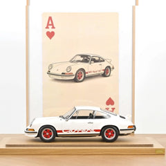 Porsche 911 Carrera RS 2.7 1973 Grand-Prix-White - Red 1:12 - 92188