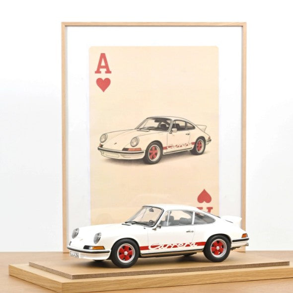 Porsche 911 Carrera RS 2.7 1973 Grand-Prix-White - Red 1:12 - 92202