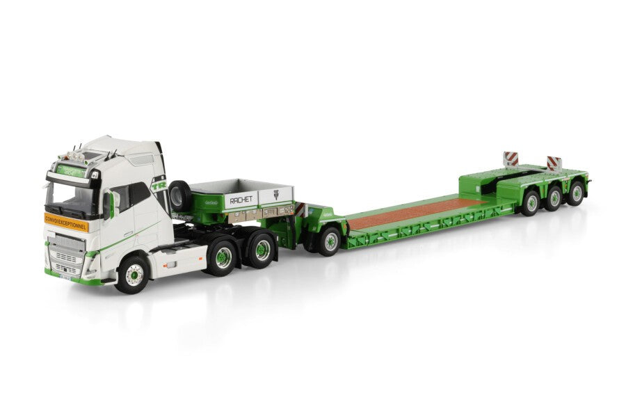 Vovo FH5 Globetrotter 6X4 Low Loader With Dolly 1 Axle Rachet 1:50 - 92222
