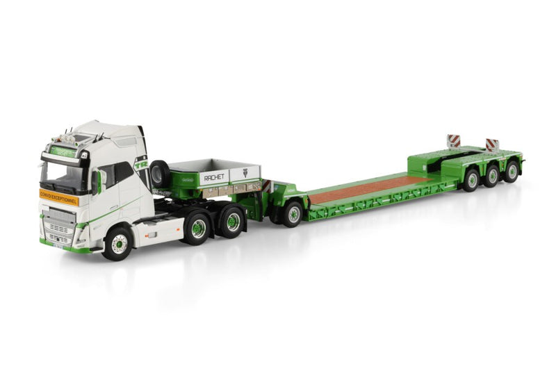 Vovo FH5 Globetrotter 6X4 Low Loader With Dolly 1 Axle Rachet 1:50 - 92222