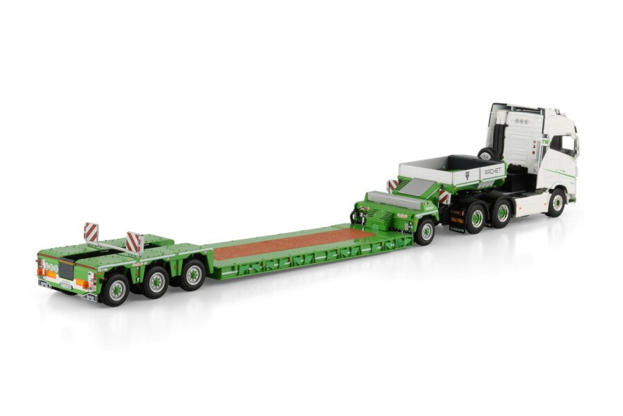 Vovo FH5 Globetrotter 6X4 Low Loader With Dolly 1 Axle Rachet 1:50 - 92223
