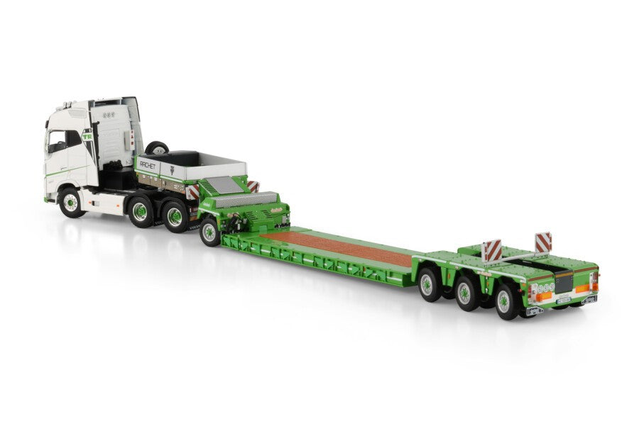 Vovo FH5 Globetrotter 6X4 Low Loader With Dolly 1 Axle Rachet 1:50 - 92224