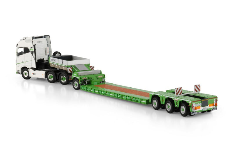 Vovo FH5 Globetrotter 6X4 Low Loader With Dolly 1 Axle Rachet 1:50 - 92224