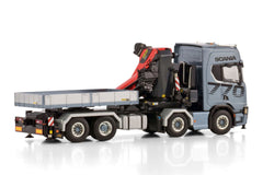 Scania R Highline CR20H 8X2 + Palfinger PK1350TEC+JIB Demountable Body 1:50 - 92238