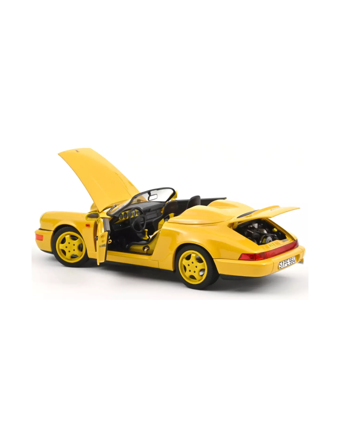 Porsche 911 Speedster 1993 Jaune Speed 1:18 - 92292
