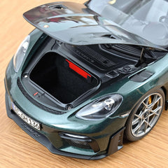 Porsche 718 Spyder RS Pack Weissach 2023 Forestgreenmetallic 1:18 - 92300