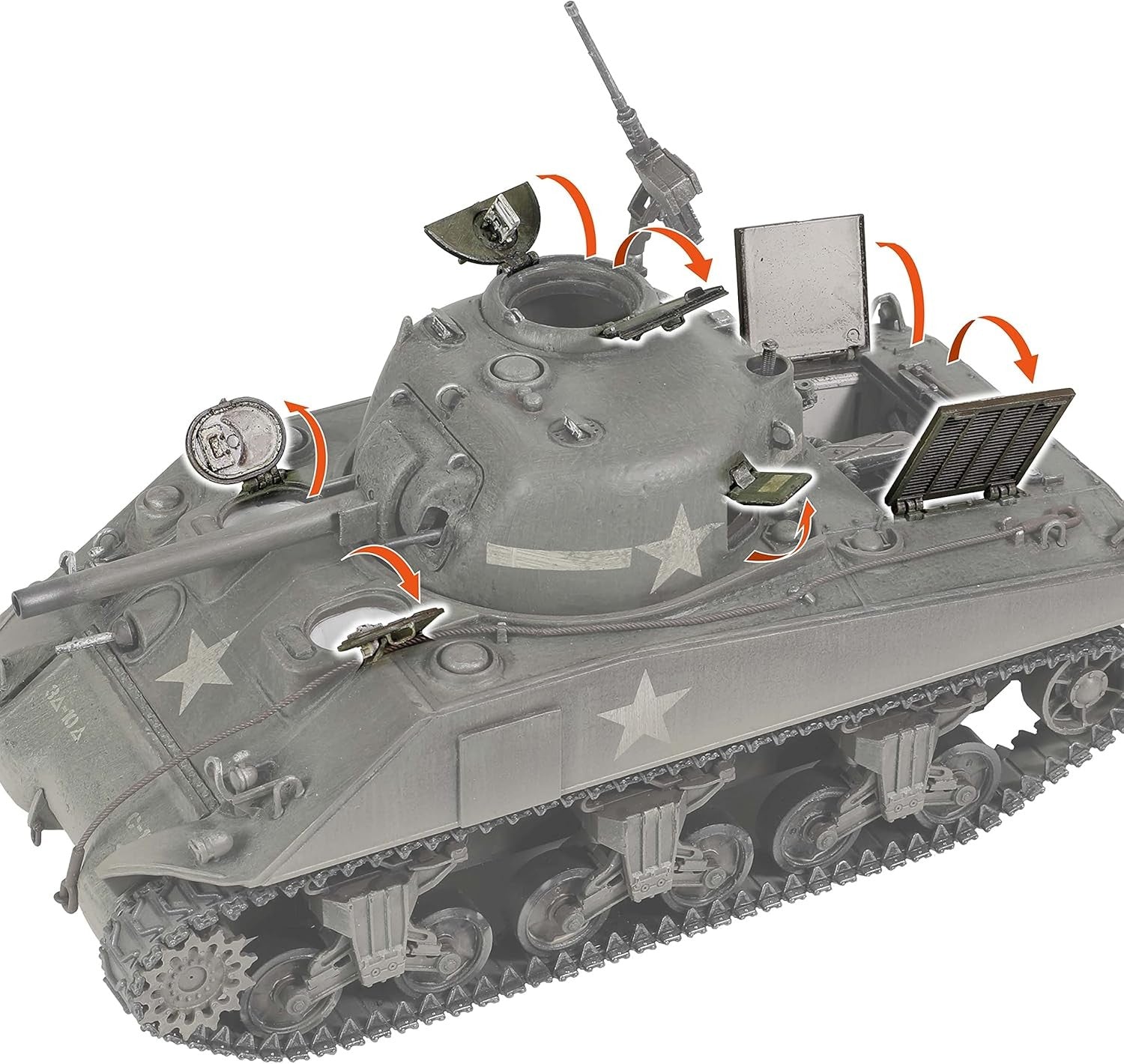 Sherman M4A3 (75) carro medio Stati Uniti Force Of Valor 1:32 - 92383
