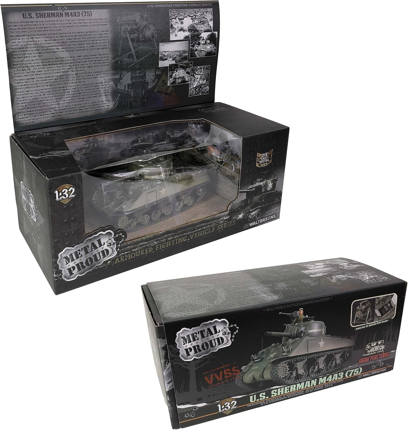 Sherman M4A3 (75) carro medio Stati Uniti Force Of Valor 1:32 - 92388
