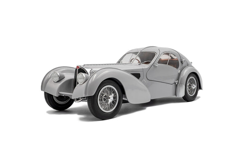 Bugatti Atlantic Type 57 SC 1937 Silver Mat 1:18 - 92405