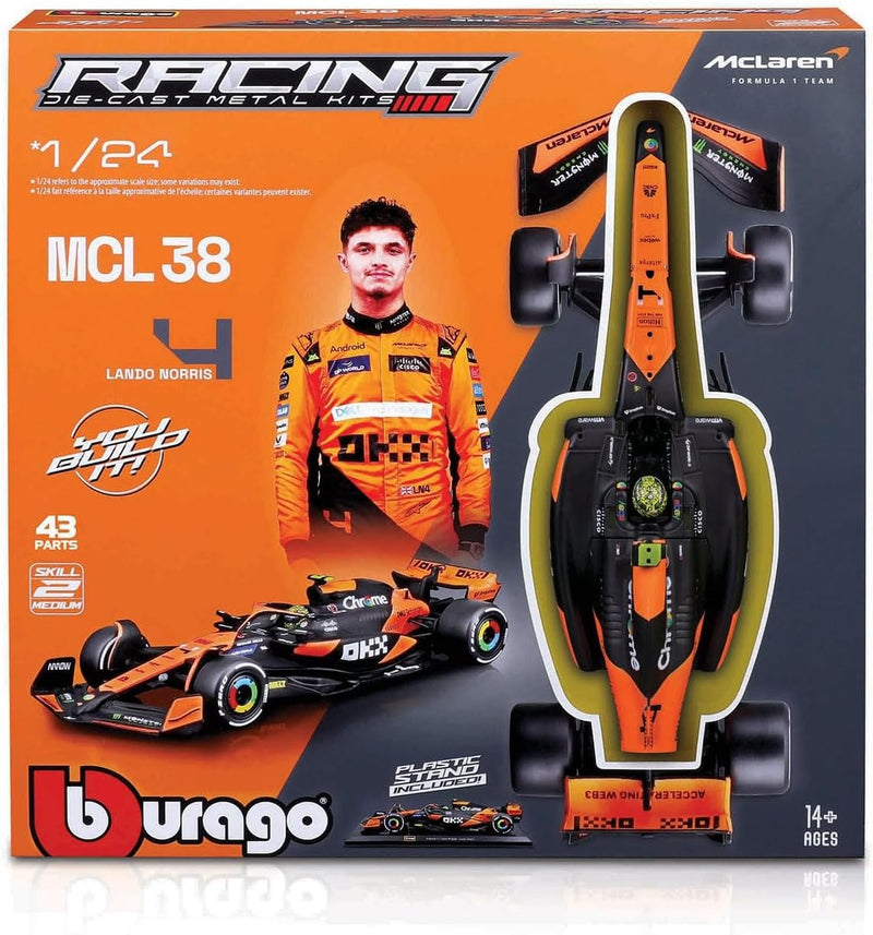 McLaren MCL38 F1 Miami GP 2024 Lando Norris Kit 1:24 - 92450