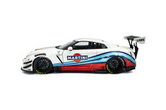 Nissan GT-R (R35) 2024 W/ Liberty Walk Body Kit 2.0 Martini Racing  1:18 - 92472