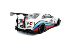 Nissan GT-R (R35) 2024 W/ Liberty Walk Body Kit 2.0 Martini Racing  1:18 - 92474