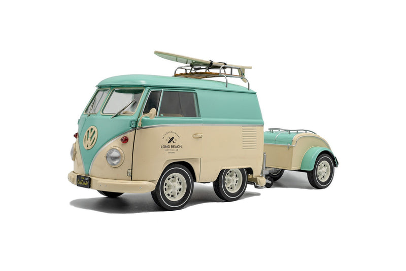 Volkswagen VW Cool Combi 2024 mint green - white 1:18 - 92509