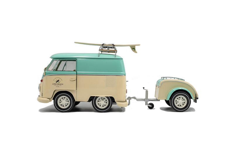 Volkswagen VW Cool Combi 2024 mint green - white 1:18 - 92510