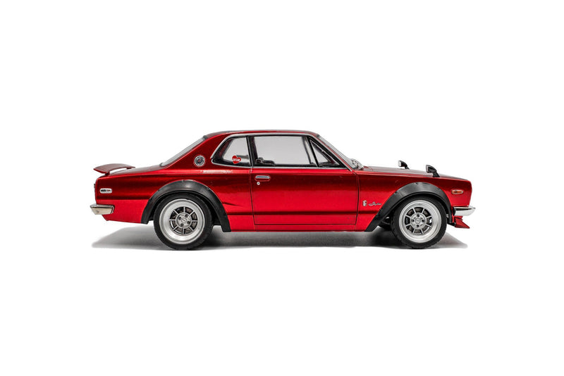 Nissan Skyline (C10) "Hakosuka" Solido Works Red Metallic 1:18 - 92537