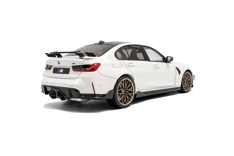 BMW M3 (G80) Performance Parts 2024 Alpine White 1:18 - 92543