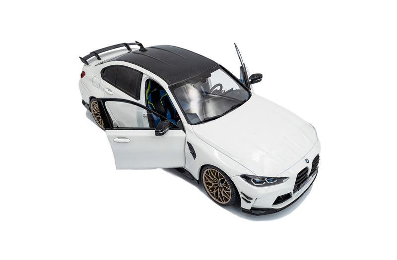 BMW M3 (G80) Performance Parts 2024 Alpine White 1:18 - 92546