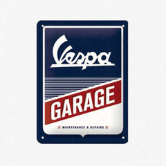 Metal Tac Signs 3D "Vespa Garage" 30*40cm - 92594