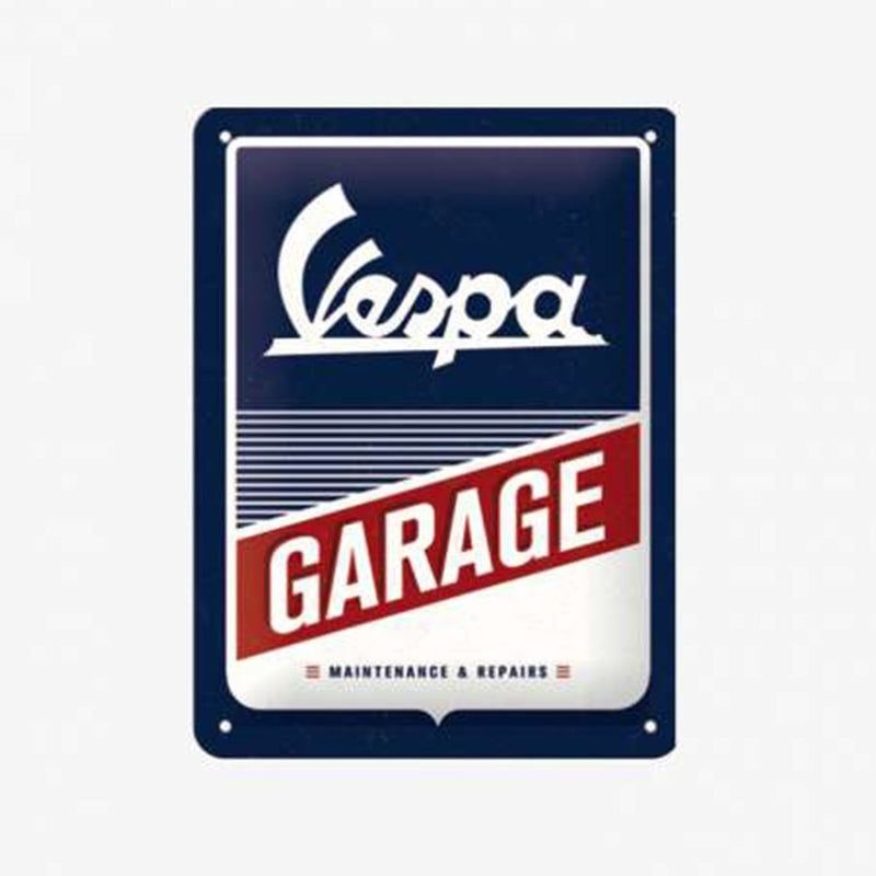 Metal Tac Signs 3D "Vespa Garage" 30*40cm - 92594