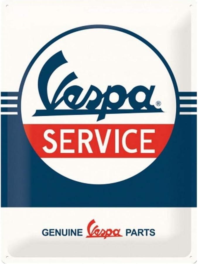Metal Tac Signs 3D "Vespa Service" 30*40cm - 92599