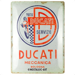Metal Tac Signs 3D "Ducati Servizio Meccanica" 30*40cm - 92600