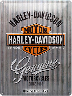 Metal Tac Signs 3D "Harley Davidson" 30*40cm - 92604