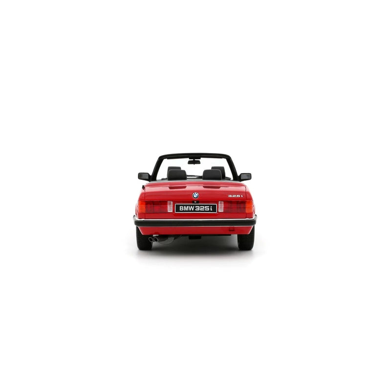 BMW 325i Convertible 1986 Bright Red 308 1:18 - 92648