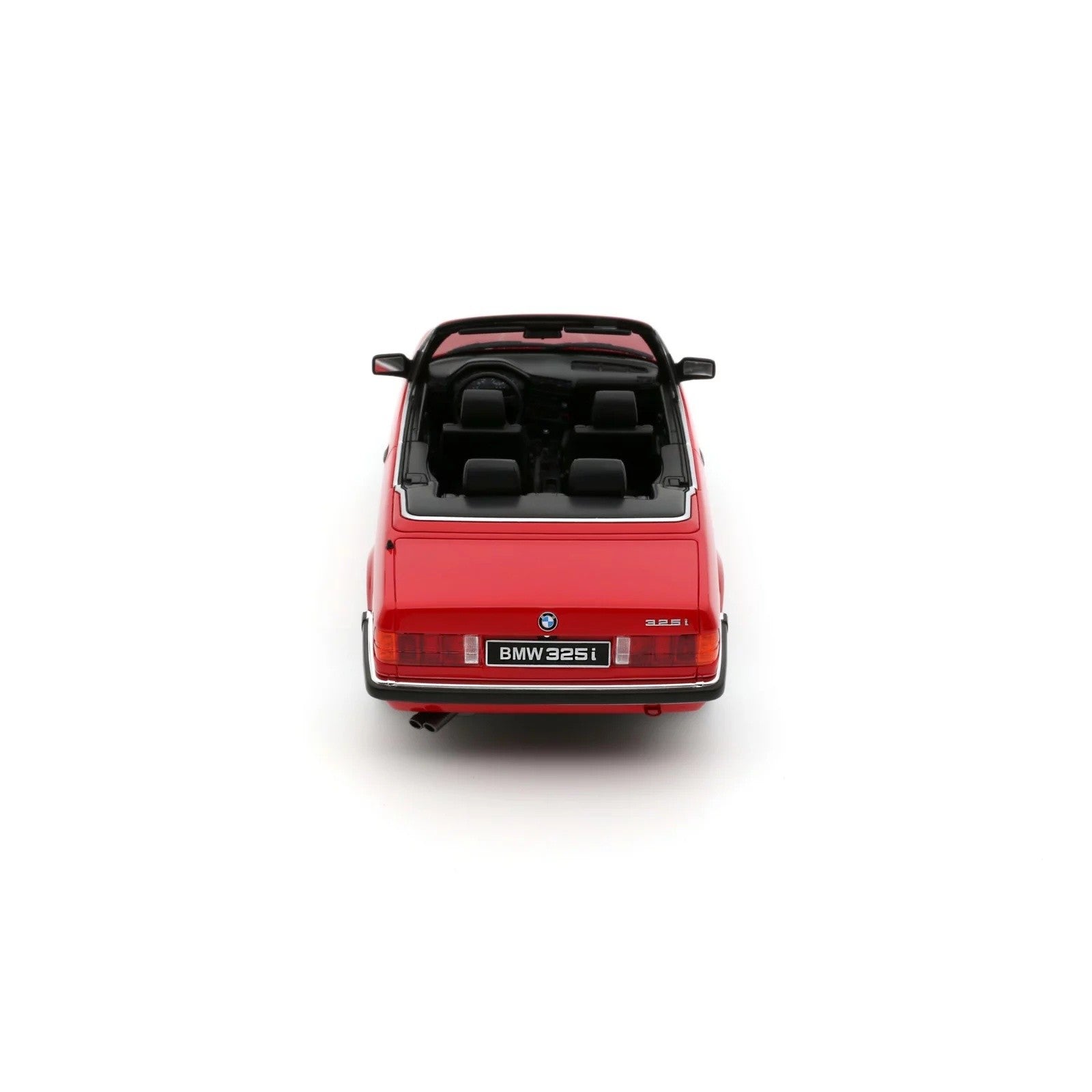 BMW 325i Convertible 1986 Bright Red 308 1:18 - 92652