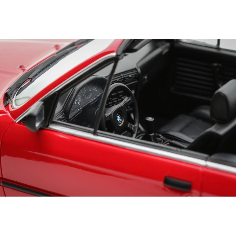 BMW 325i Convertible 1986 Bright Red 308 1:18 - 92653