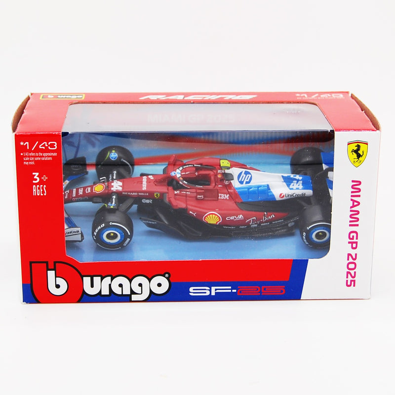 Ferrari SF-25 Scuderia Ferrari HP F1 Miami Gp 2025 Lewis Hamilton 1:43 - 92813