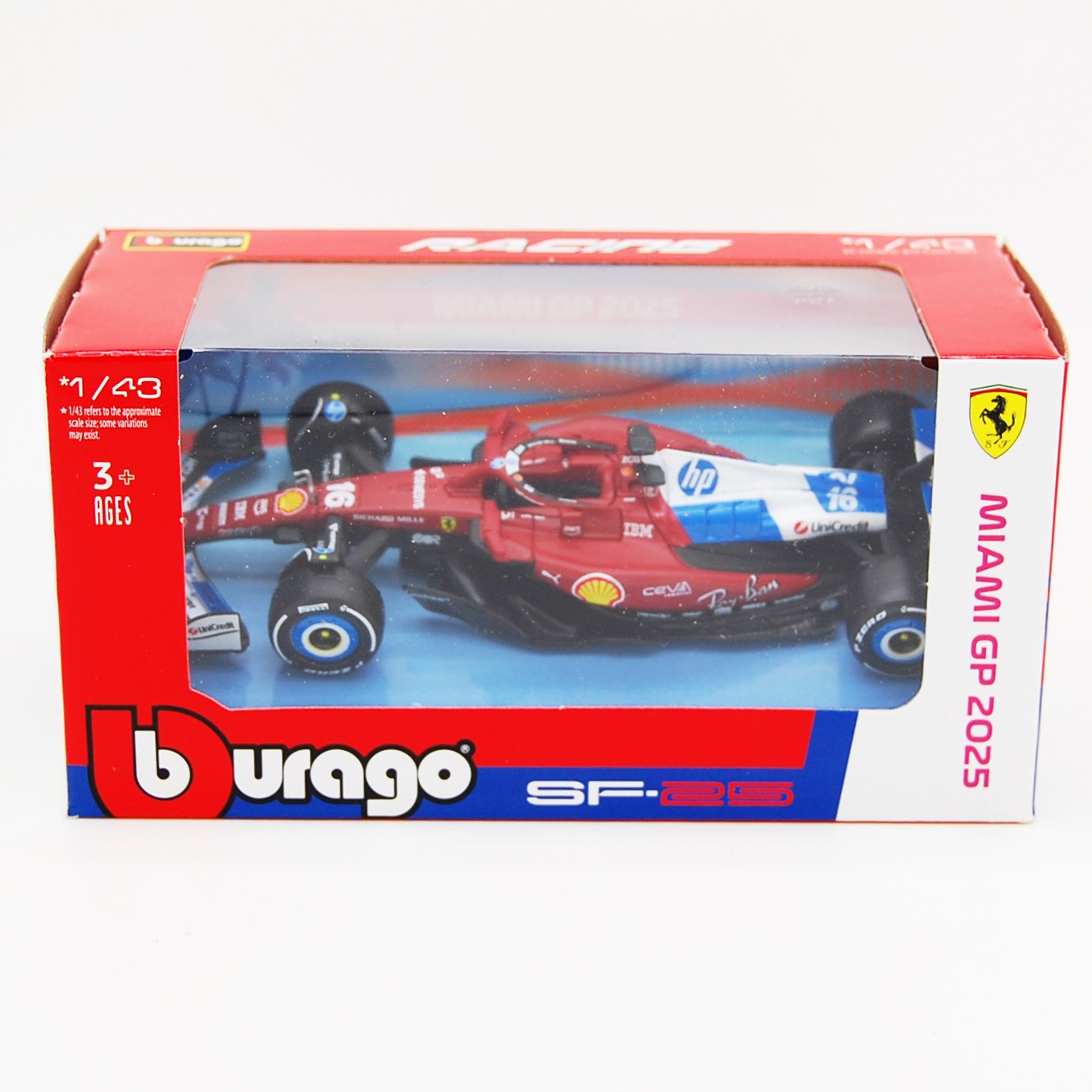 Ferrari SF-25 Scuderia Ferrari HP F1 Miami Gp 2025 Charles Leclerc 1:43 - 92824