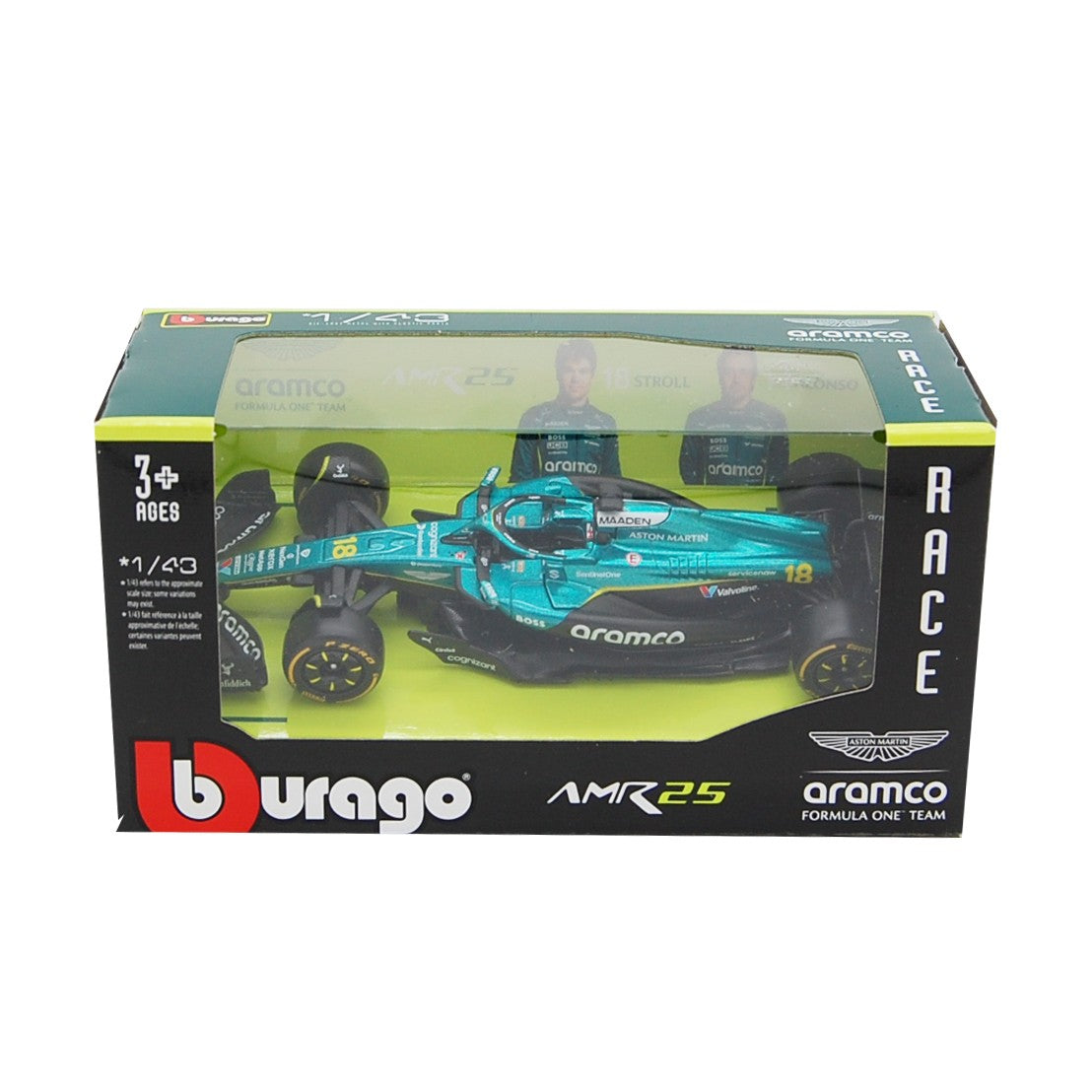 Aston Martin AMR25 F1 2025 Lance Stroll 1:43 No Driver - 92844