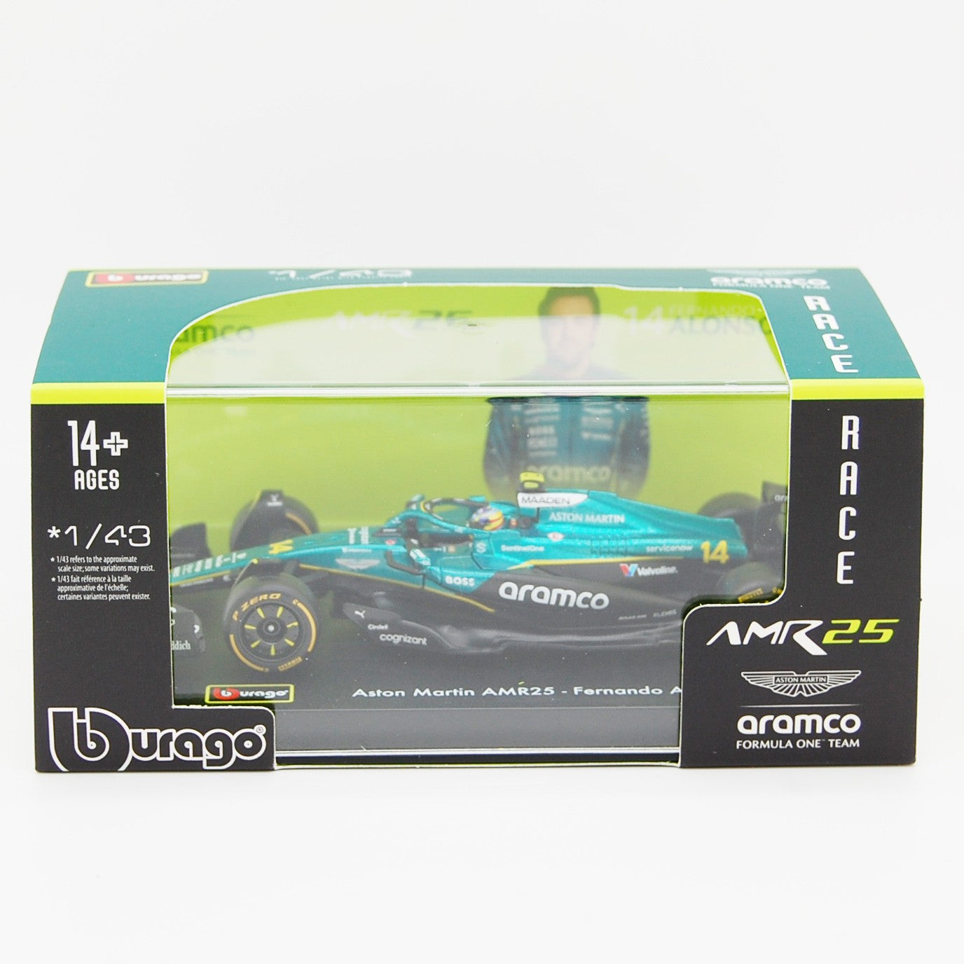 Aston Martin AMR25 F1 2025 Fernando Alonso 1:43 Signature Series - 92862