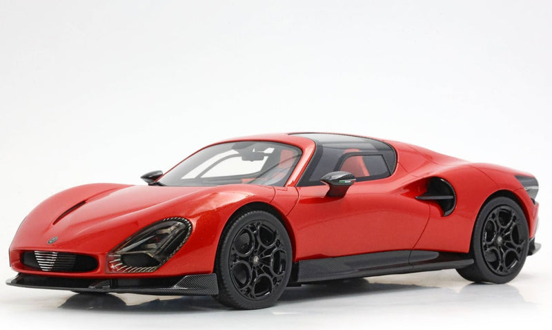 Alfa Romeo 33 Stradale 2025 Arancio Metallizzato con Teca 1:18 - 92874