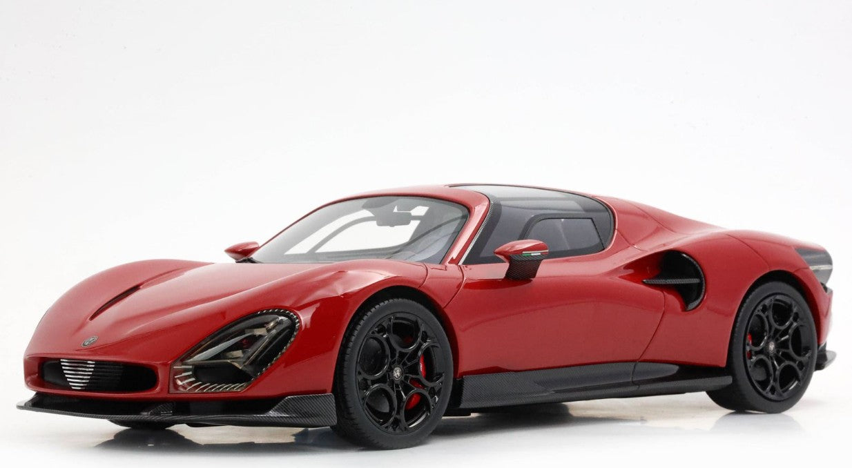 Alfa Romeo 33 Stradale 2025 Rosso Alfa con Teca 1:18 - 92884