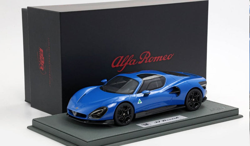 Alfa Romeo 33 Stradale 2025 Blu Reale 1:18 - 92923