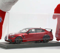Alfa Romeo Giulia GTA 2020 Rosso GTA con Logo Alfa Romeo e Spoiler 1:18 - 92933