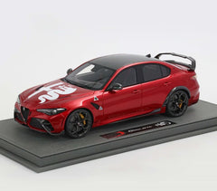 Alfa Romeo Giulia GTA 2020 Rosso GTA con Logo Alfa Romeo e Spoiler 1:18 - 92934