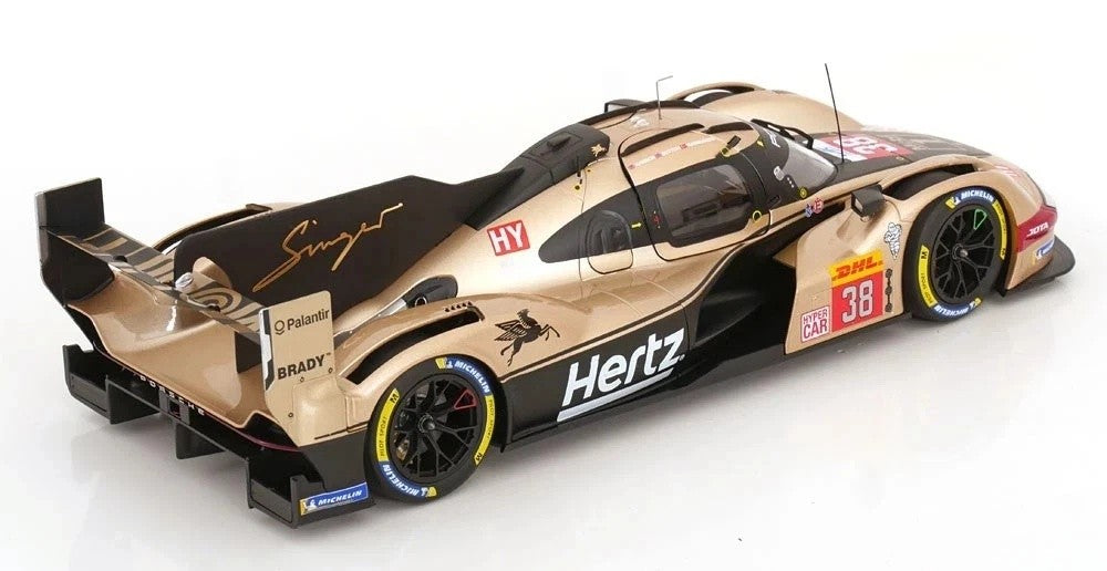 Porsche 963 Hertz Team Jota Lone Star 24h LeMans 2024 Oliver Rasmussen - Jenson Button - Phil Hanson 1:18 - 92936