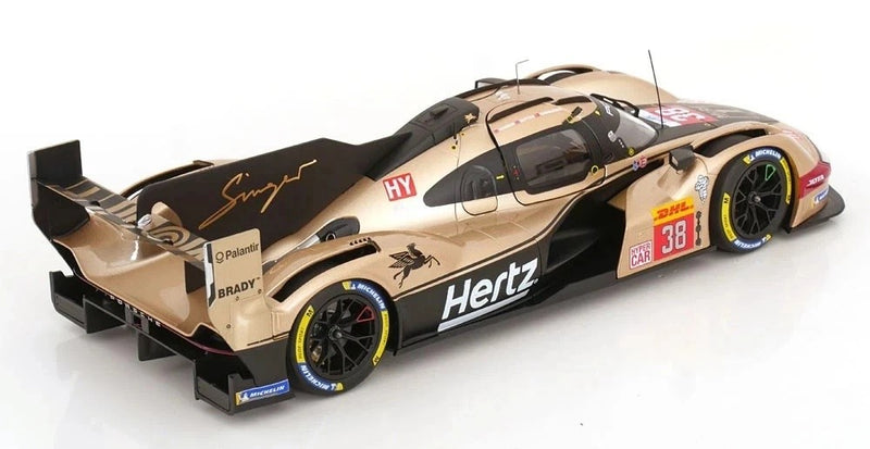 Porsche 963 Hertz Team Jota Lone Star 24h LeMans 2024 Oliver Rasmussen - Jenson Button - Phil Hanson 1:18 - 92936