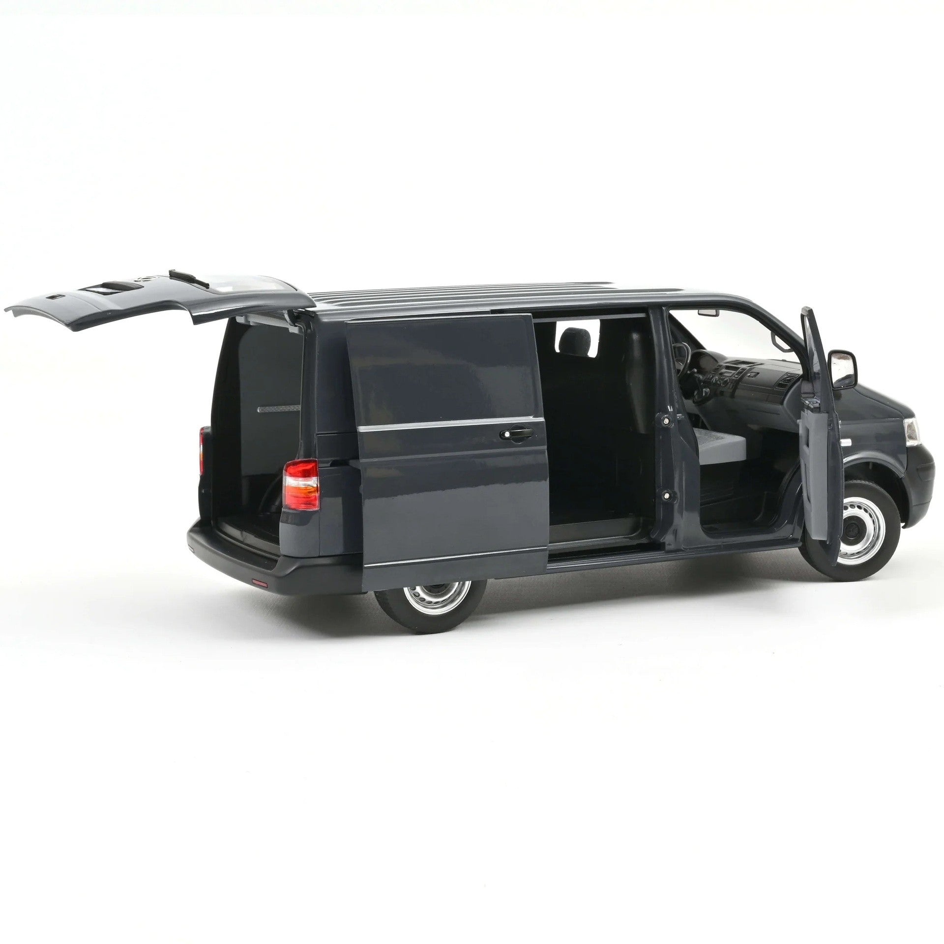 Volkswagen VW T5 Transporter 2003 grigio scuro 1:18 - 92939