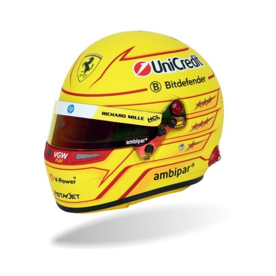 Lewis Hamilton Casco Bell Helmet F1 2025 Ferrari SF-25 1:2 - 92957