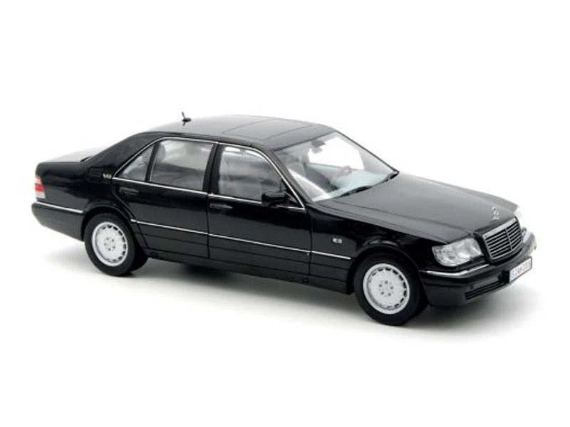 Mercedes-Benz S600 1997 Noir Obsidian metallisé 1:18 - 92958