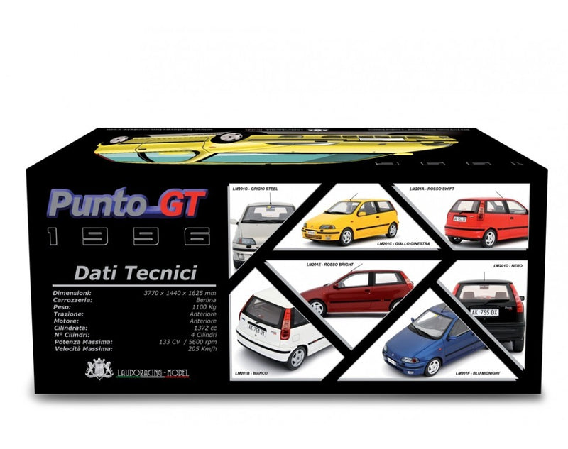 Fiat Punto GT 1400 2° serie 1996 Bianco 1:18 - 93101