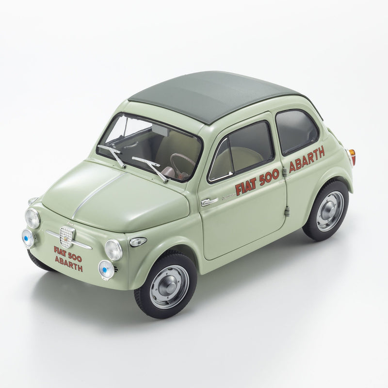 Fiat Nuova 500 Elaborazione Abarth Record Light Green 1:18 - 93151