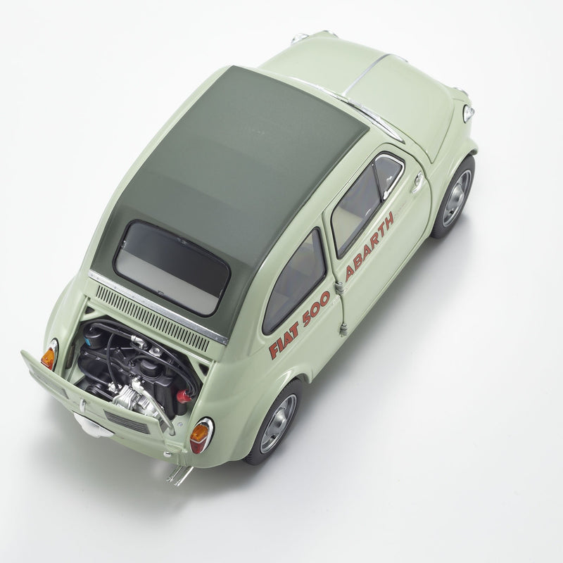 Fiat Nuova 500 Elaborazione Abarth Record Light Green 1:18 - 93154