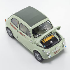 Fiat Nuova 500 Elaborazione Abarth Record Light Green 1:18 - 93155