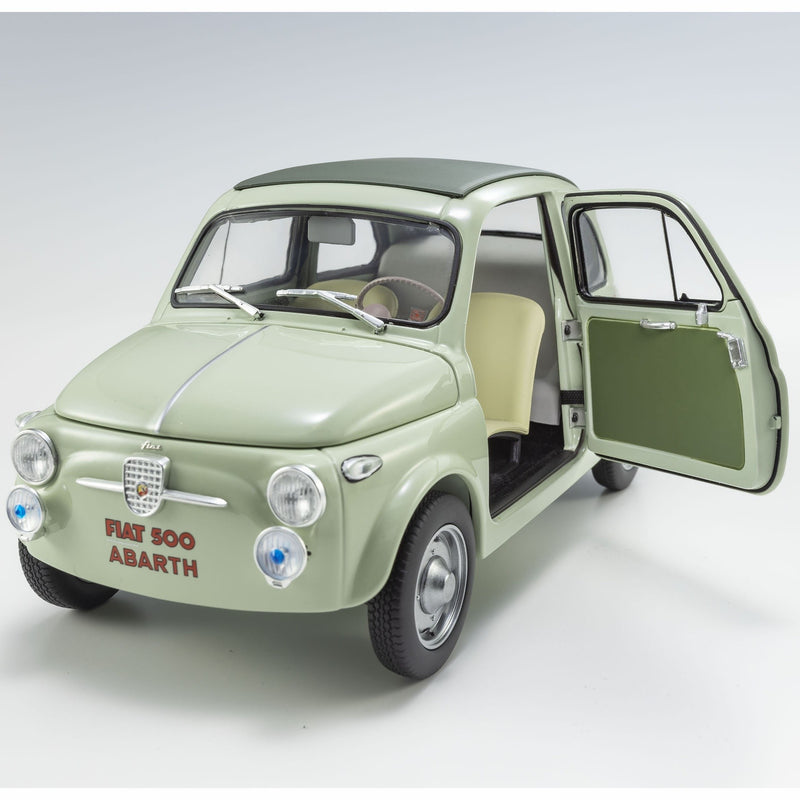 Fiat Nuova 500 Elaborazione Abarth Record Light Green 1:18 - 93158