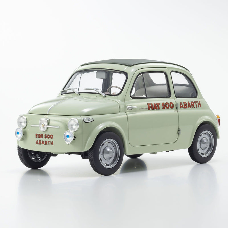 Fiat Nuova 500 Elaborazione Abarth Record Light Green 1:18 - 93160
