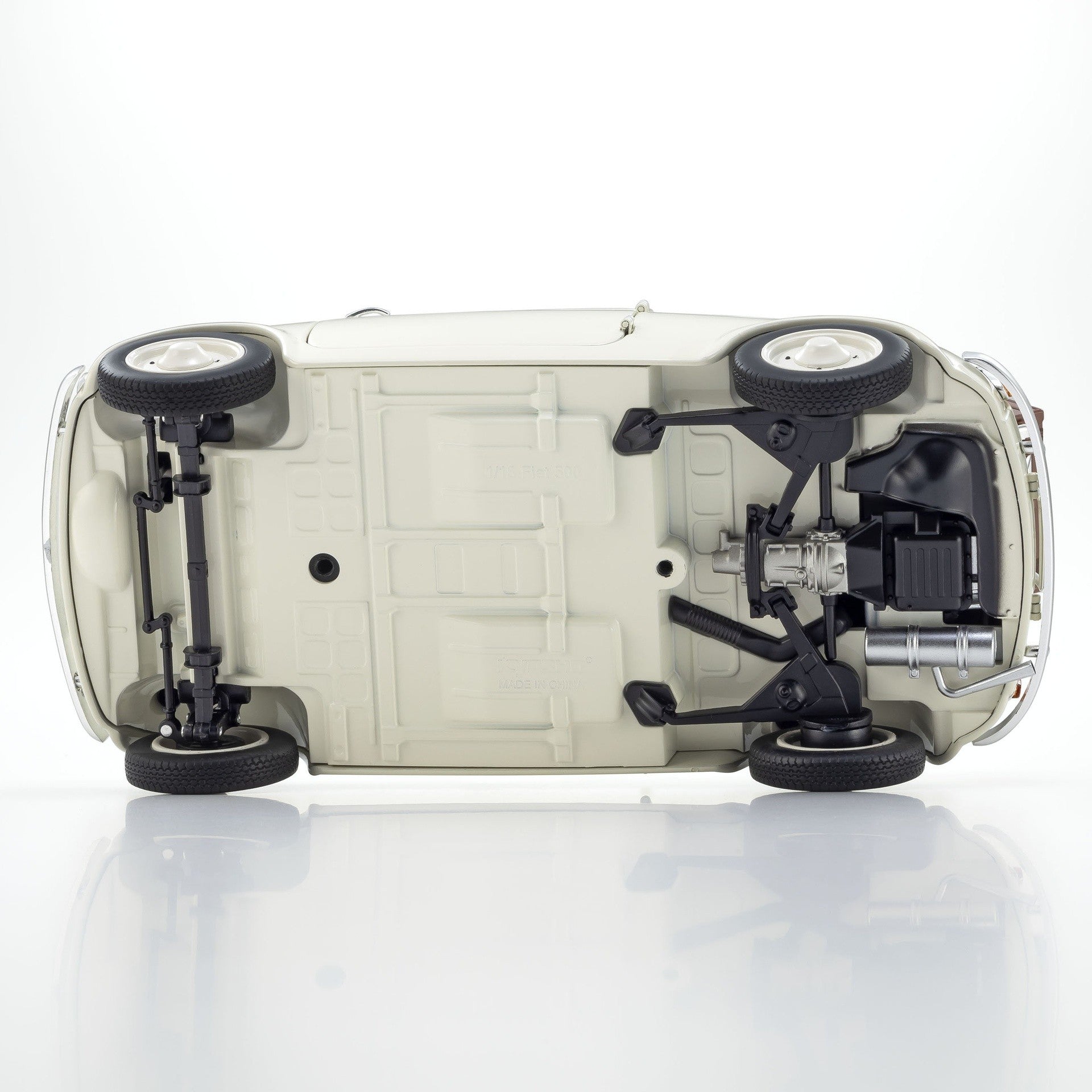 Fiat Nuova 500 Accessoriata Avorio 1:18 - 93182